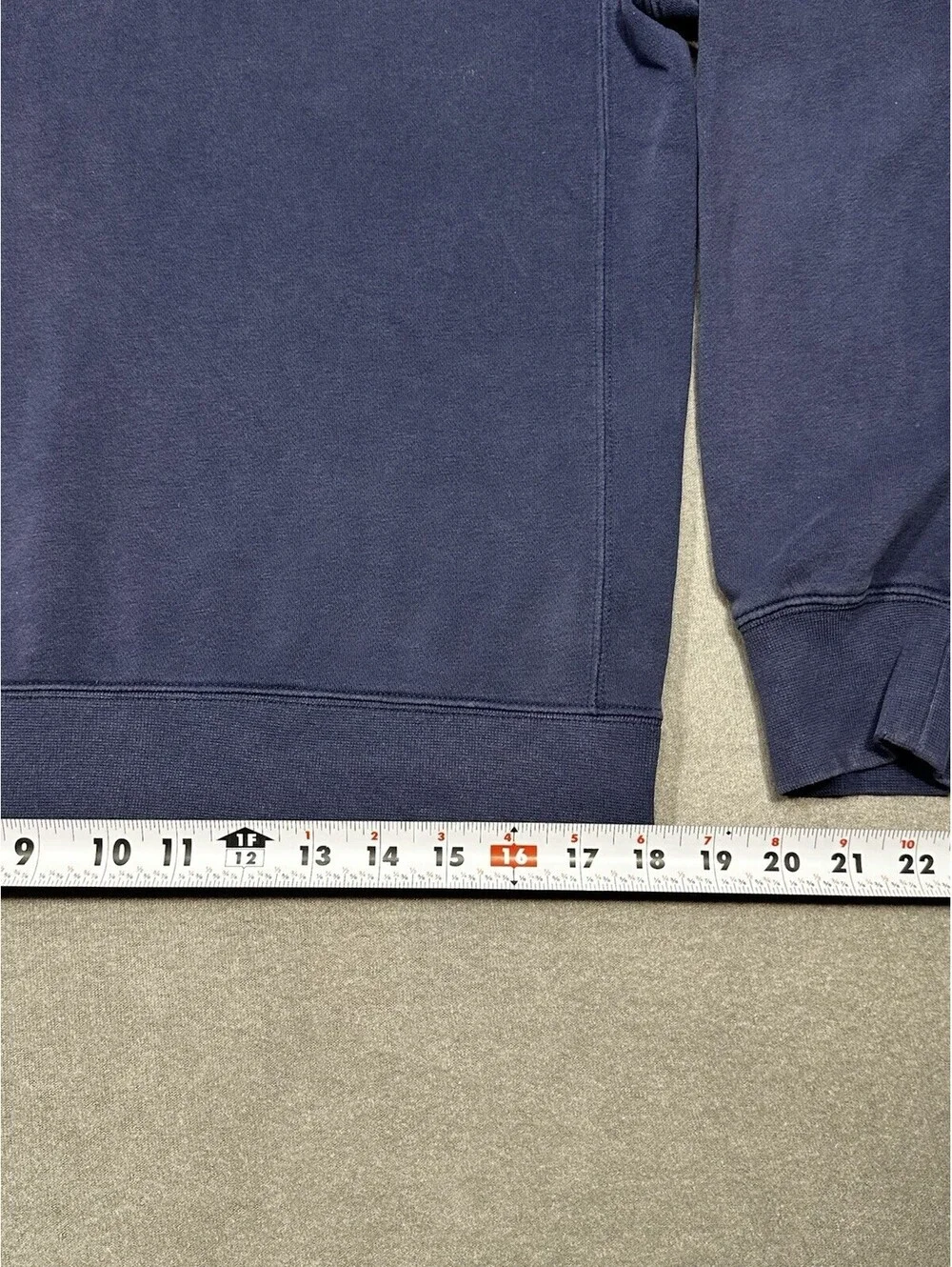 Nike Small Swoosh Crewneck Sweatshirt Navy Blue Mens Size S